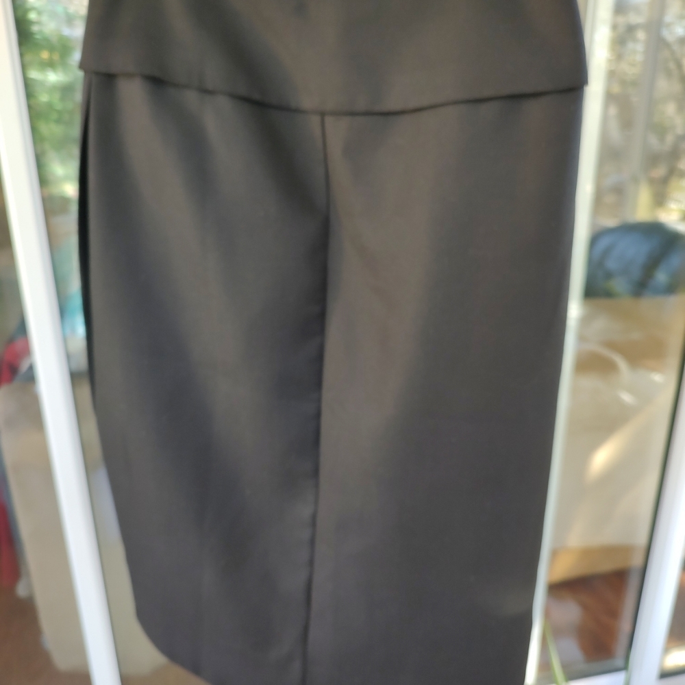 Jacquemus asymmetrical black wool skirt size 38